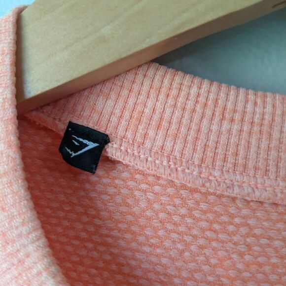 Gymshark Seamless Ombre Peach Pink Activewear Tank Top sz S - Picture 9 of 11